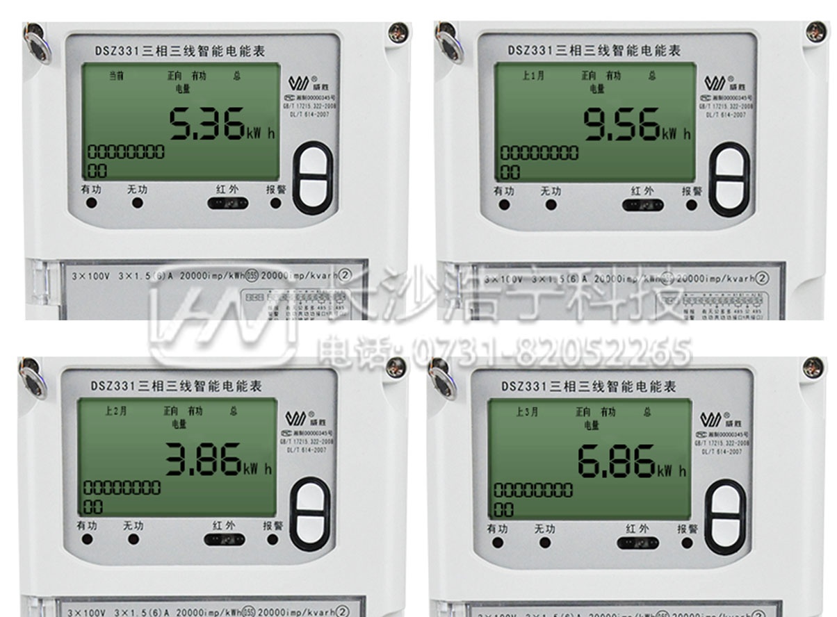 威勝電表dsz331怎么看度數